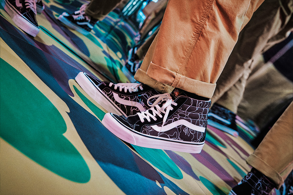 BAPE x Vans Is Wall-to-Wall Camouflage
